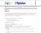L'Opinion en Bref
