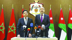 La Jordanie réitère son soutien à l'intégrité territoriale du Maroc La Jordanie réitère son soutien à l'intégrité territoriale du Maroc