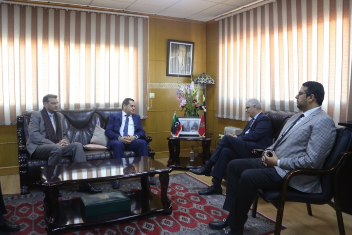 Crise libyenne, Nizar Baraka reçoit Abdelhadi Lahouij Crise libyenne, Nizar Baraka reçoit Abdelhadi Lahouij