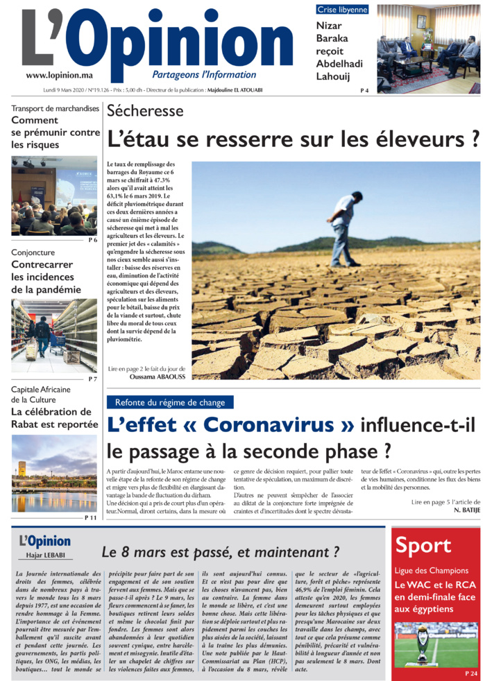 9 Mars 2020