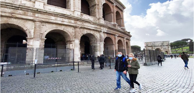 L’Italie confinée «a casa» L’Italie confinée «a casa»