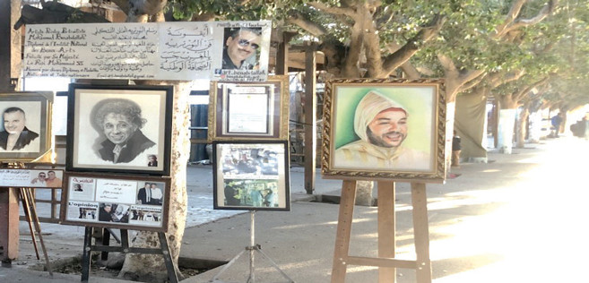Les peintres de l’avenue Mansour Eddahbi ont le blues Les peintres de l’avenue Mansour Eddahbi ont le blues