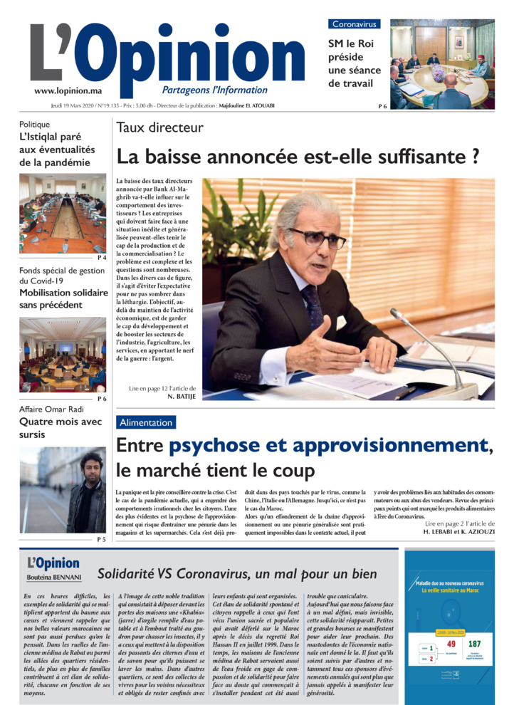 19 Mars 2020