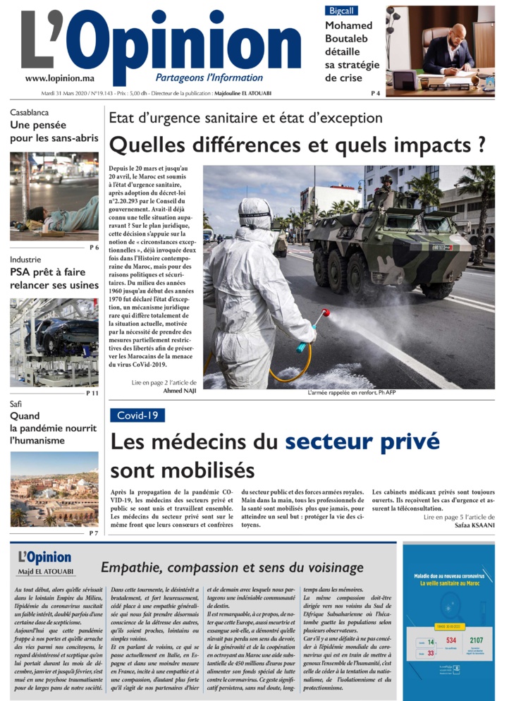 31 Mars 2020