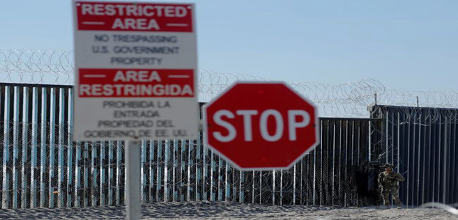 Soldats américains en renfort à la frontière mexicaine Soldats américains en renfort à la frontière mexicaine