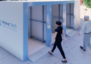 Une société développe une cabine de désinfection 100% marocaine Une société développe une cabine de désinfection 100% marocaine