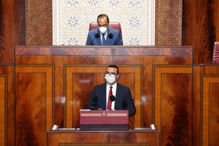 Mohamed Amekraz lors de la séance plénière consacrée à l'examen et au vote du projet de loi N°25.20 à la Chambre des représentants Mohamed Amekraz lors de la séance plénière consacrée à l'examen et au vote du projet de loi N°25.20 à la Chambre des représentants