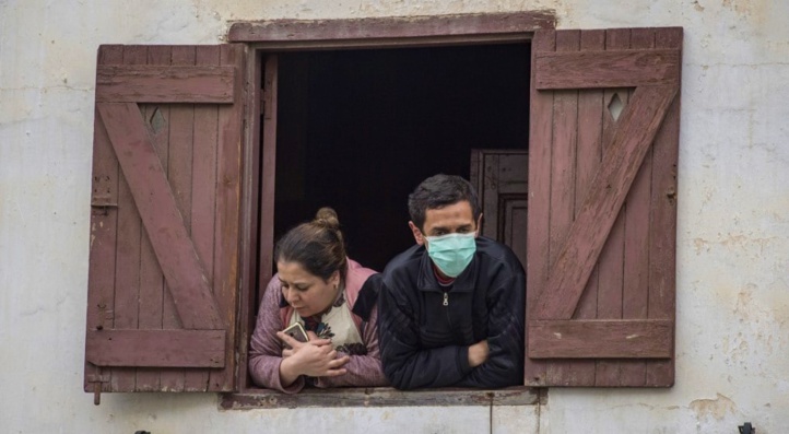 Des citoyens Marocains en confinement (Ph. AFP)