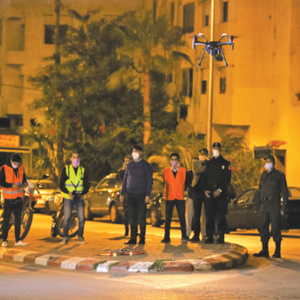 Les drones veillent au respect des mesures préventives Les drones veillent au respect des mesures préventives