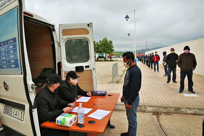 Distribution des aides financières au profit des Ramedistes Distribution des aides financières au profit des Ramedistes