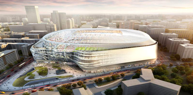 Reportage : Transformation du stade Bernabeu Reportage : Transformation du stade Bernabeu