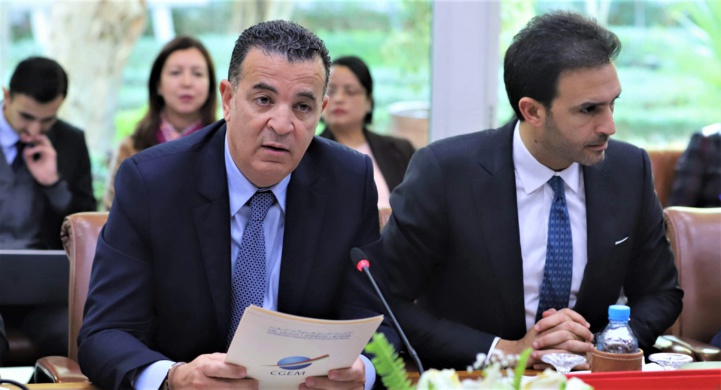 Chakib ALJ et Mehdi TAZI respectivement Président et Vice-Président de la CGEM Chakib ALJ et Mehdi TAZI respectivement Président et Vice-Président de la CGEM