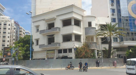 Casablanca : Démolition de la Villa Mauvillier