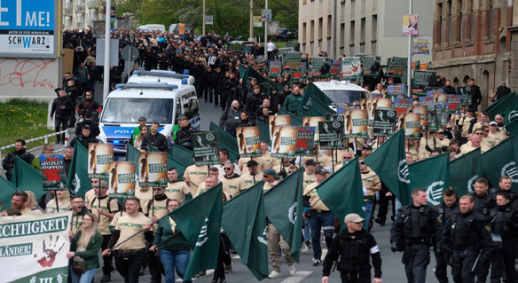 Rassemblement d’un parti néo-nazi en Allemagne (PH. Archives)