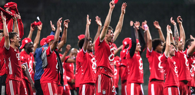 Football : Le Bayern Munich champion de la Bundesliga Football : Le Bayern Munich champion de la Bundesliga