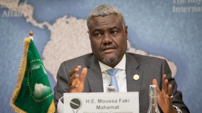 Moussa Faki Mahamat, président de la Commission de l’Union africaine.