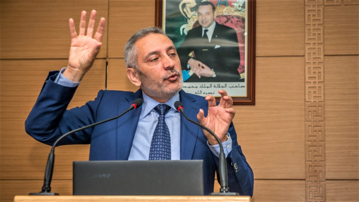Moulay Hafid Elalamy, ministre de l'Industrie, du commerce et de l'économie verte et numérique. Moulay Hafid Elalamy, ministre de l'Industrie, du commerce et de l'économie verte et numérique.