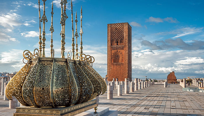 La tour Hassan, un monument emblématique de la capitale du Royaume.