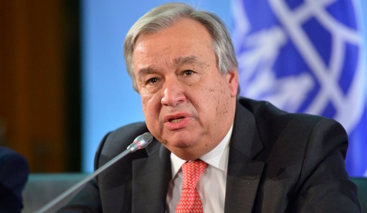 Antonio Guterres, secrétaire général des Nations unies.