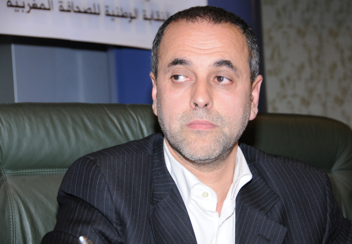 Abdellah El Bakkali, directeur du quotidien Al Alam, président du SNPM et membre du CNP Abdellah El Bakkali, directeur du quotidien Al Alam, président du SNPM et membre du CNP