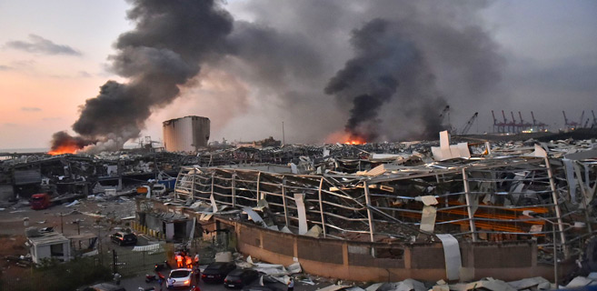 Le Liban sinistré : Journée d ’Apocalypse à Beyrouth