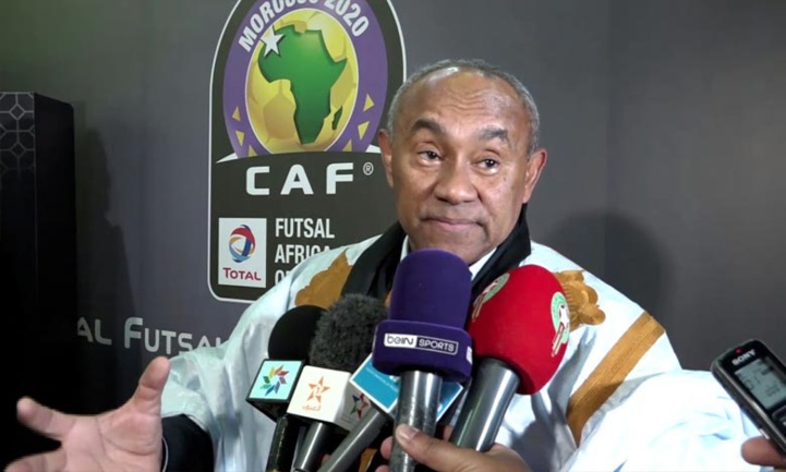 Lle Malgache Ahmad Ahmad, l'actuel président de la CAF