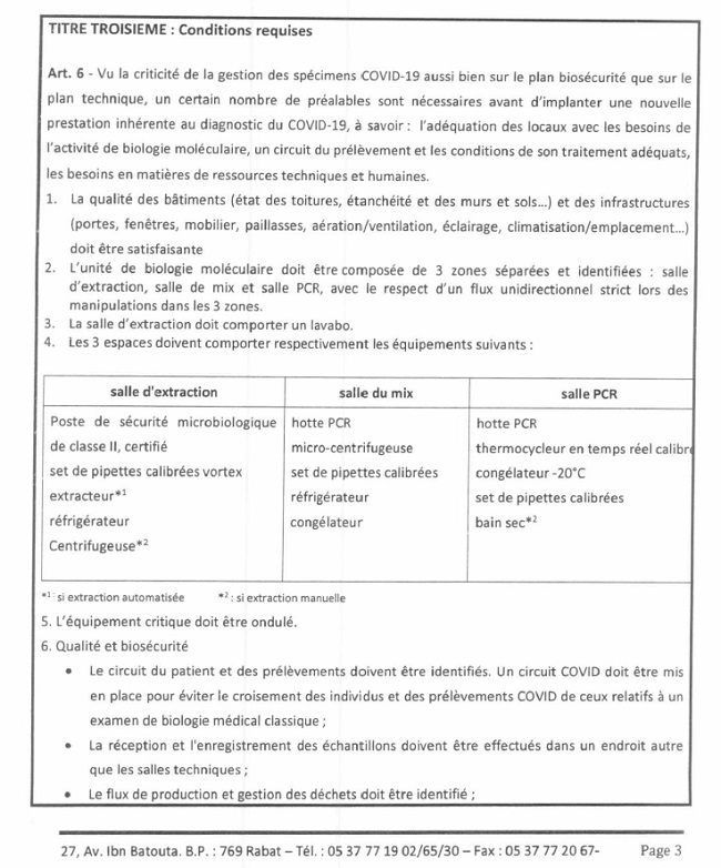 Covid-19 : Les laboratoires privés peuvent désormais diagnostiquer les non-voyageurs Covid-19 : Les laboratoires privés peuvent désormais diagnostiquer les non-voyageurs