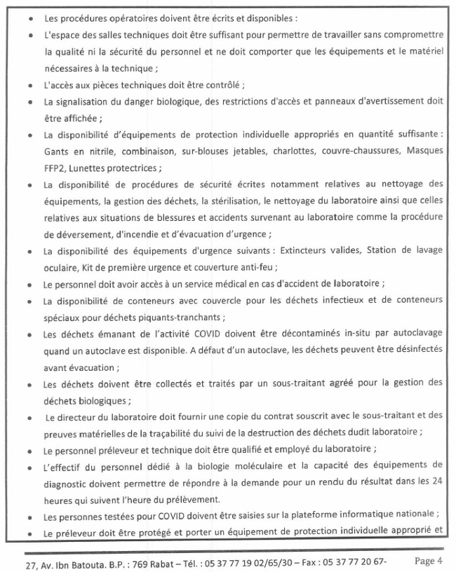 Covid-19 : Les laboratoires privés peuvent désormais diagnostiquer les non-voyageurs Covid-19 : Les laboratoires privés peuvent désormais diagnostiquer les non-voyageurs