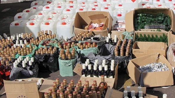 Campagne d'assainissement : Plus d'un million de bouteilles d'alcool saisies par la DGSN Campagne d'assainissement : Plus d'un million de bouteilles d'alcool saisies par la DGSN