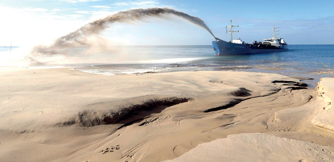 Dragage de sable maritime : une nouvelle vague de polémique Dragage de sable maritime : une nouvelle vague de polémique