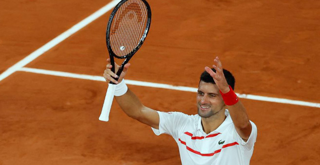 Tennis : À Roland, Djokovic impressionnant et convaincant