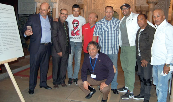 Saïd Dhoura en compagnie des frères Achik, Mohamed Mesbahi, Jaoui…Tous des champions de renommée mondiale issus de la Ligue de la Chaouia.