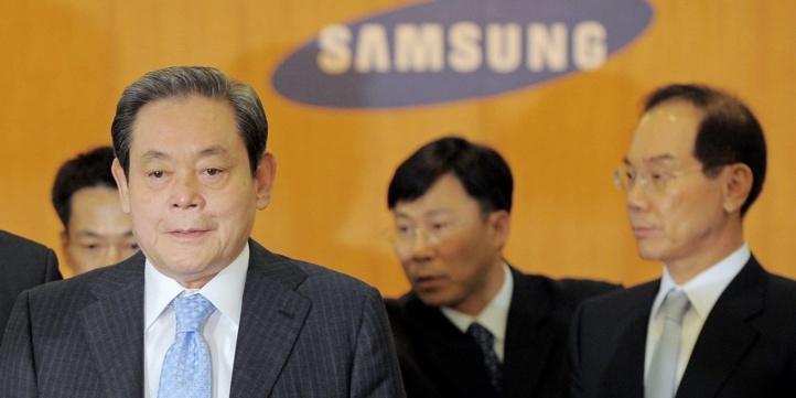 Samsung annonce le décès de son président, Lee Kun-hee Samsung annonce le décès de son président, Lee Kun-hee