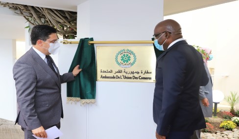L’Union des Comores ouvre son ambassade à Rabat et fustige la thèse séparatiste L’Union des Comores ouvre son ambassade à Rabat et fustige la thèse séparatiste