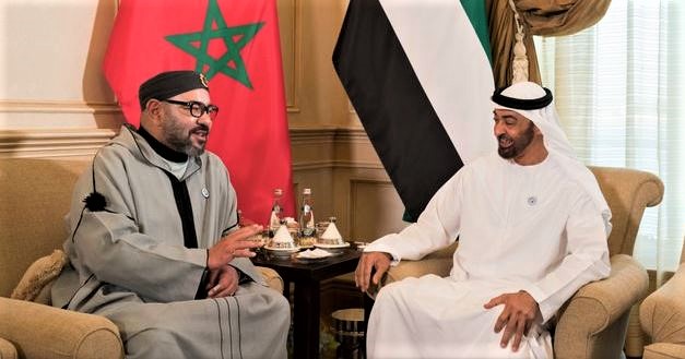 Sa Majesté le Roi Mohammed VI et Son Altesse Cheikh Mohammed Bin Zayed Al-Nahyane.