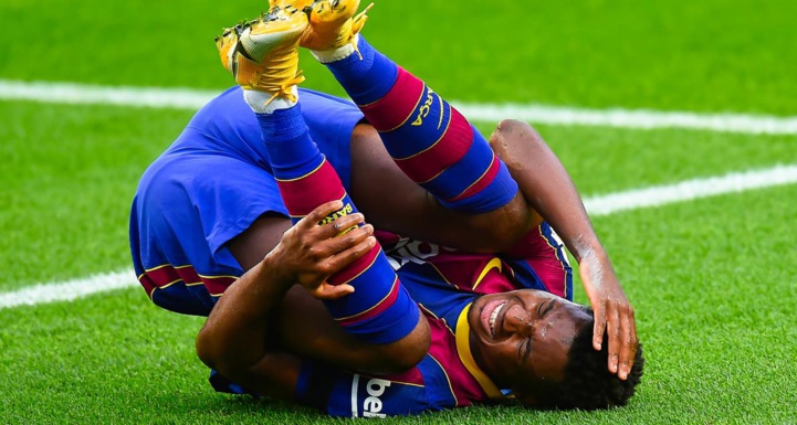 FC Barcelone: Fracture du ménisque du genou gauche pour Ansu Fati