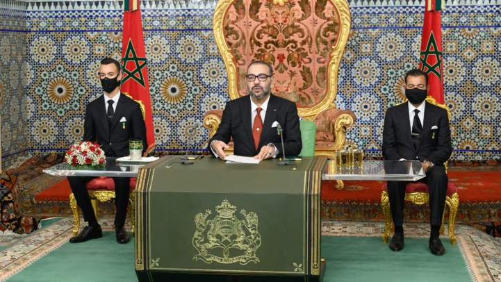 SM le Roi Mohammed VI adresse un discours à la Nation à l'occasion du 45-ème anniversaire de la Marche Verte.