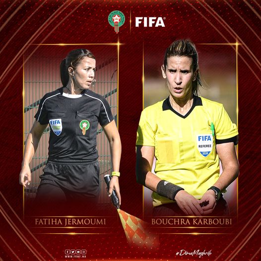 Arbitrage: Bouchra Karboubi et Fatiha Jarmoumi présélectionnées pour le mondial 2021 Arbitrage: Bouchra Karboubi et Fatiha Jarmoumi présélectionnées pour le mondial 2021