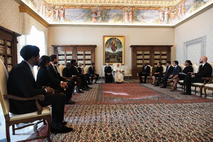 Racisme: Le pape reçoit au Vatican des stars de la NBA Racisme: Le pape reçoit au Vatican des stars de la NBA