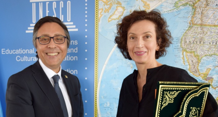 Le Maroc soutient la candidature d'Audrey Azoulay pour un second mandat à la tête de l'Unesco Le Maroc soutient la candidature d'Audrey Azoulay pour un second mandat à la tête de l'Unesco
