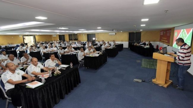 Vu du stage annuel des arbitres. Photo archives Vu du stage annuel des arbitres. Photo archives