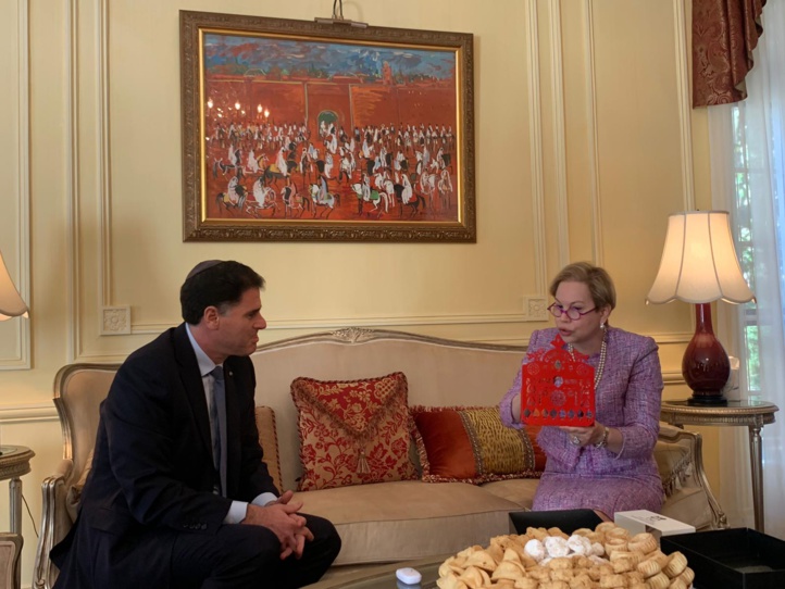 L’Ambassadrice marocaine à Washington reçoit son homologue israélien L’Ambassadrice marocaine à Washington reçoit son homologue israélien