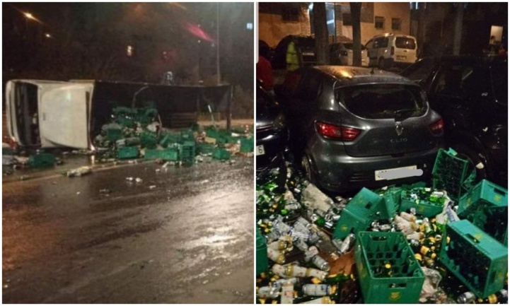 Camion d’alcool renversé à Rabat : le chauffeur interpellé par la DGSN Camion d’alcool renversé à Rabat : le chauffeur interpellé par la DGSN
