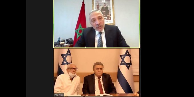 Moulay Hafid Elalamy s’entretient avec le ministre israélien de l'Economie  Moulay Hafid Elalamy s’entretient avec le ministre israélien de l'Economie