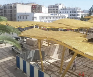 La canopée de la place « Pietri » en proie aux critiques des R’batis La canopée de la place « Pietri » en proie aux critiques des R’batis