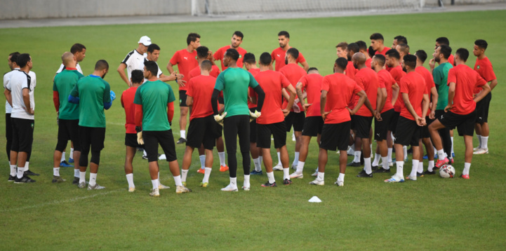 Dernière séance d'entrainement avant le match contre Ouganda.