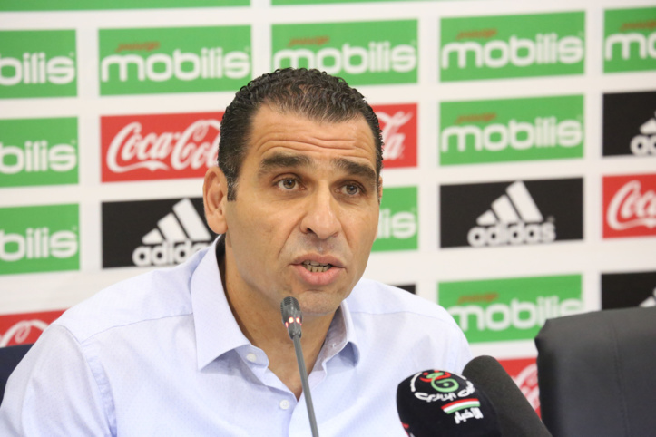 Le président de la Fédération algérienne de football, M. Kheireddine Zetchi.