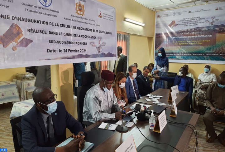 Maroc-FAO-Niger : Lancement d’une cellule de géomatique et de digitalisation au Niger