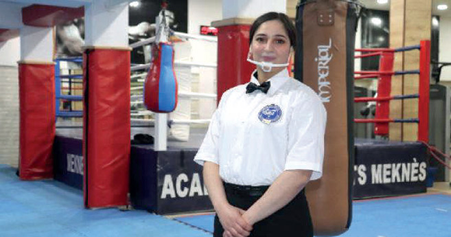 Oumayma Semlali… Une femme arbitre des combats d’hommes !