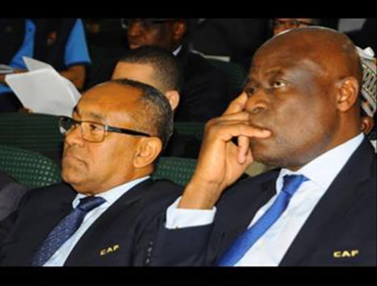 Ahmad Ahmad et Constant Omari. Ahmad Ahmad et Constant Omari.